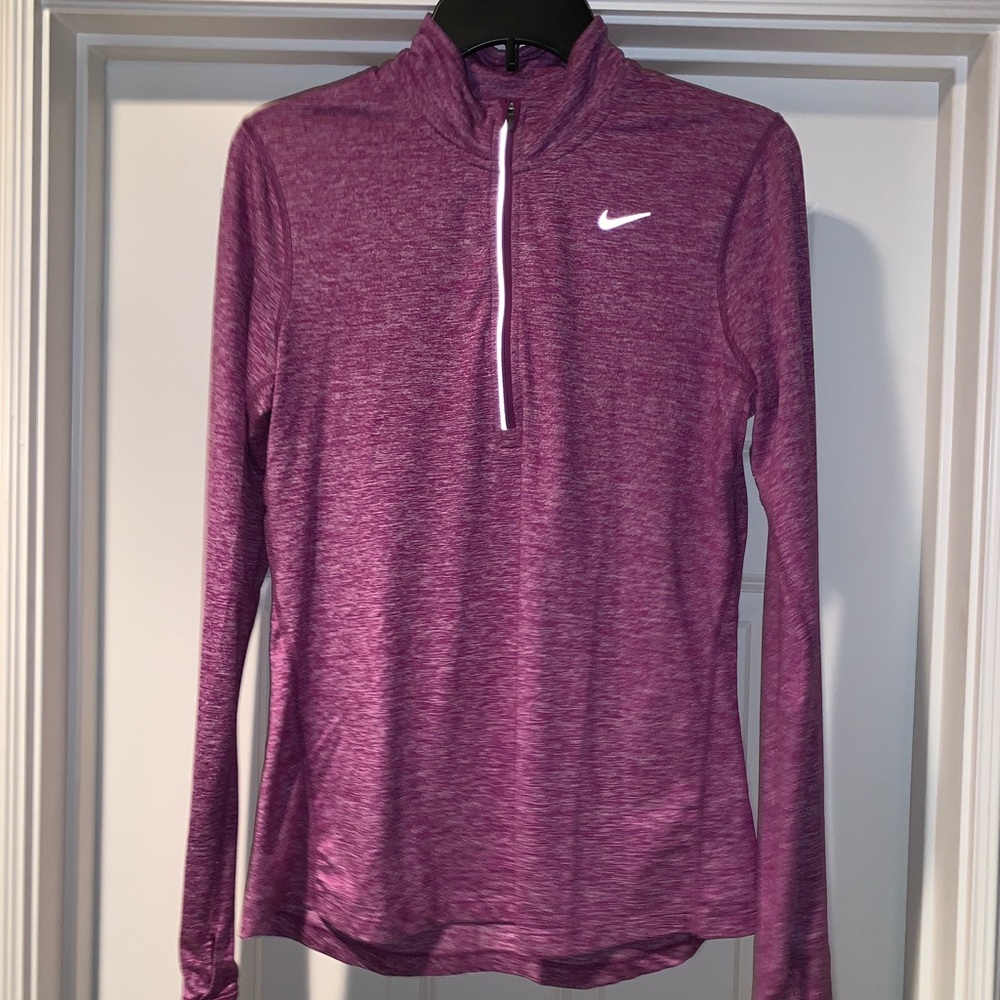 purple nike pullover!!